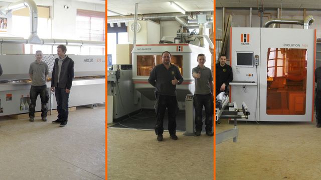 Expériences positives avec Holzher de Nürtingen - Référence positive d’Autriche / de Suisse Référence Holzher - Technologie CNC, usinage complet, plaquage de chants - Expériences positives avec machines Holz-her