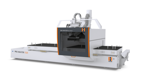 Centre d'usinage CNC 5 axes PRO-MASTER Black Matrix disponible également à prix spécial Machine CNC 5 axes PRO-MASTER Black Matrix de HOLZHER : l’usinage du bois et des panneaux au plus haut niveau