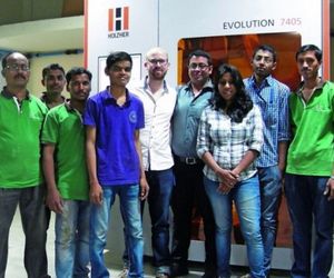 Références Holzher - Expériences en Inde avec la technologie CNC et la plaqueuse de chants