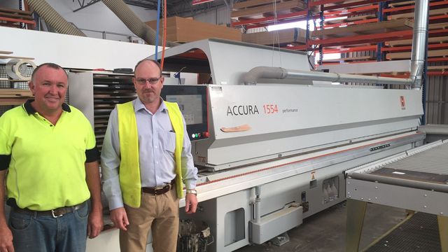 HOLZHER client de référence Timberline en Australie avec la plaqueuse de chants ACCURA HOLZHER client de référence Timberline en Australie avec la plaqueuse de chants ACCURA