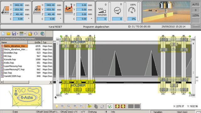 Lancement automatique du programme d'usinage CNC par simple pression de touche Lancement automatique du programme d'usinage CNC par simple pression de touche
