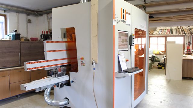 Expériences positives avec des machines Holzher : Usinage complet CNC avec l’Evolution 7405 Référence Holzher machine CNC Evolution 7405