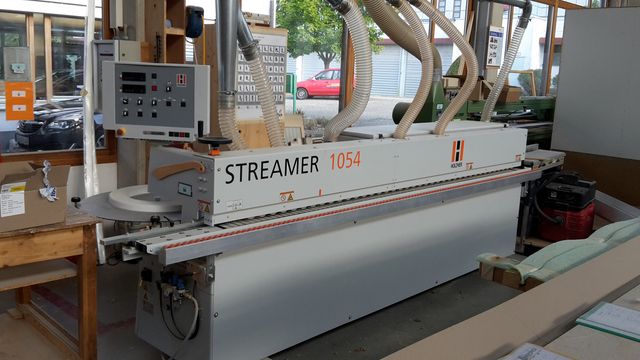 Client de référence satisfait menuiserie Biersack avec plaqueuse de chants Streamer 1054 de HOLZHER Référence plaqueuse de chants Streamer 1054 de HOLZHER