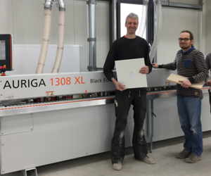 Notre client de référence Marten avec la plaqueuse de chants AURIGA 1308XL