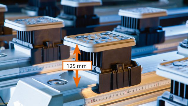 Ventouses de 125 millimètres de haut Ventouses de 125 millimètres de haut