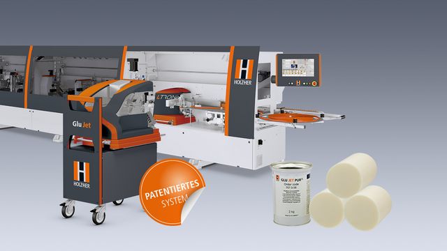 Glu Jet XL - Système d'application de colle Performance de fusion plus élevée pour des vitesses d'alimentation encore plus rapides