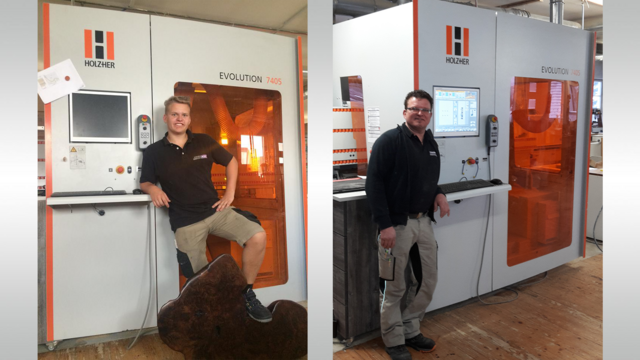 Traitement efficace au format compact: notre client de référence Suske investit dans une EVOLTUTION 7405 Notre client de référence Suske avec un centre d'usinage EVOLUTION 7405 de l'entreprise HOLZ-HER
